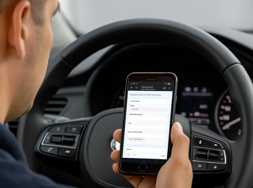 inserimento chilometri driver